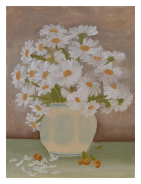 'Daisies in vase'